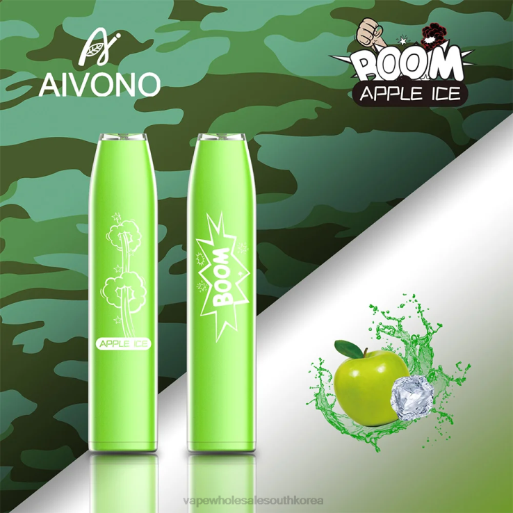 Aivono AIM BOOM 600 사과 얼음 - LTV46354 Disposable Vape South Korea