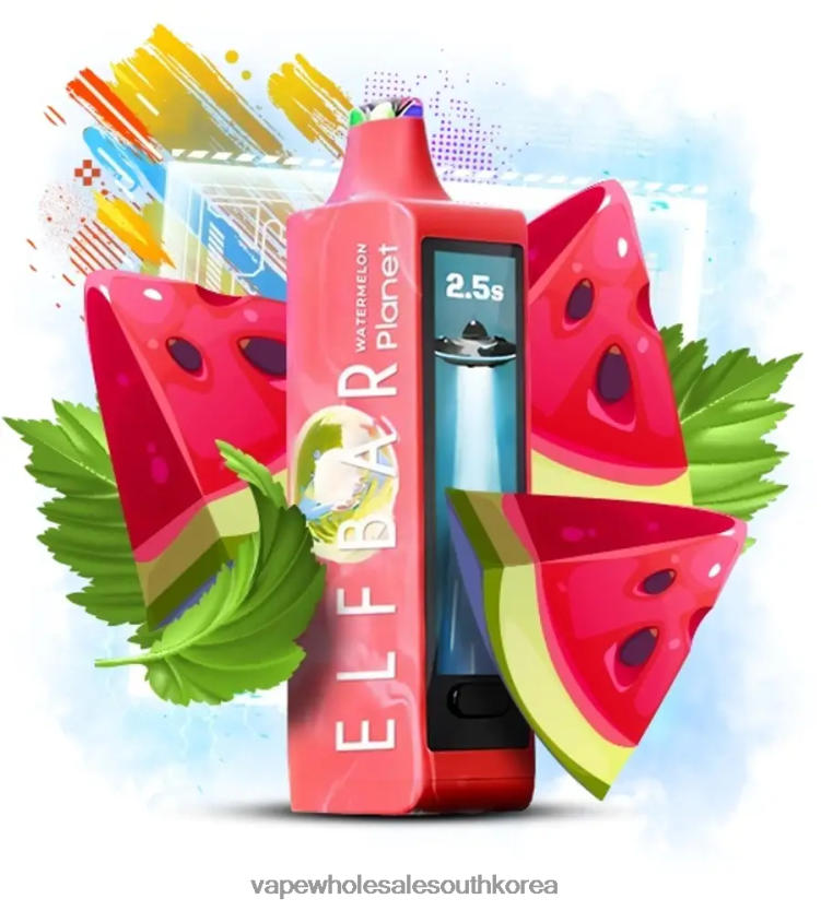 Elf Bar Planet 25000 - ZF4L0412 수박 Disposable Vape South Korea
