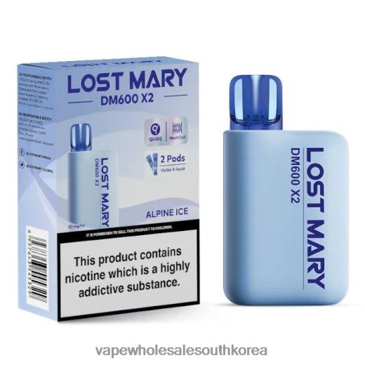 South Korea Vape Shop ZH46LV464 - LOST MARY DM600 X2 고산 얼음
